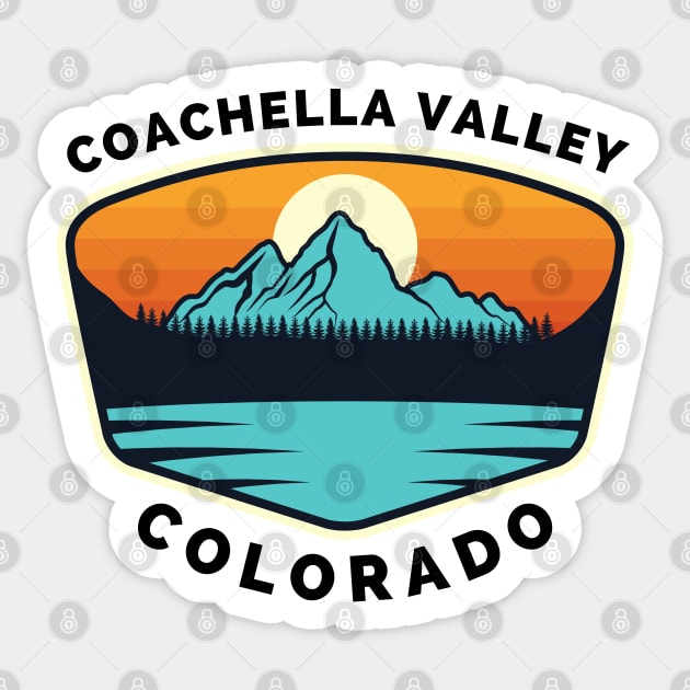 Coachella Valley Ski Snowboard Mountain Colorado Coachella - Coachella Valley Colorado - Travel Sticker by Famgift